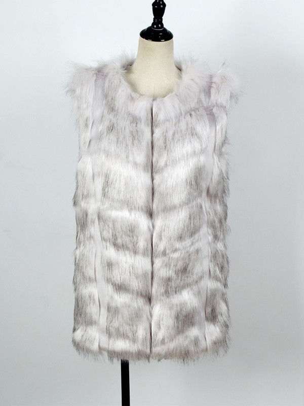 Women Faux Fur Vest European and American Fashion Plush Undershirt